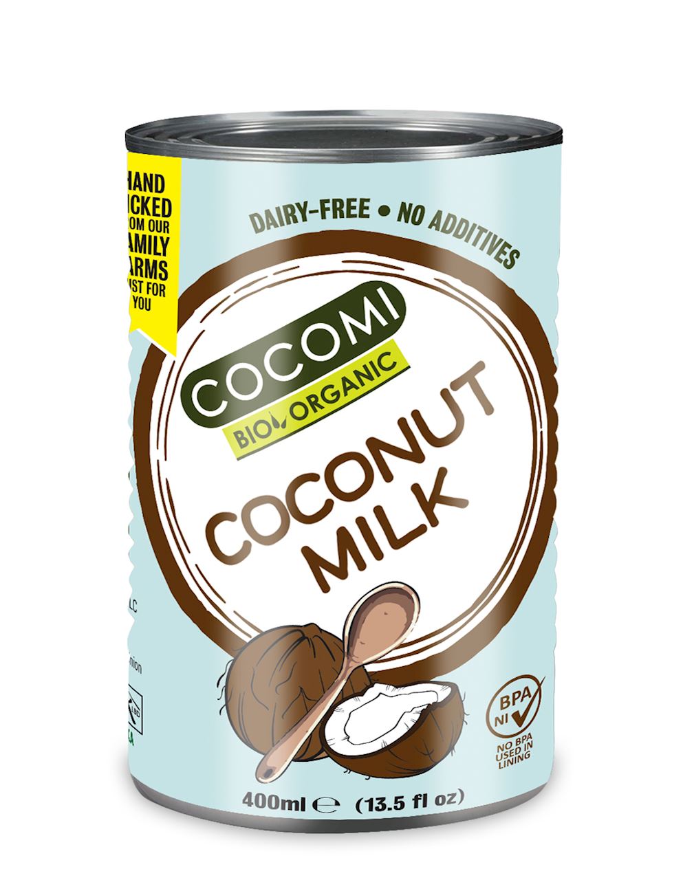 COCONUT MILK - NAPÓJ KOKOSOWY BEZ GUMY GUAR (17 % TŁUSZCZU) BIO 400...