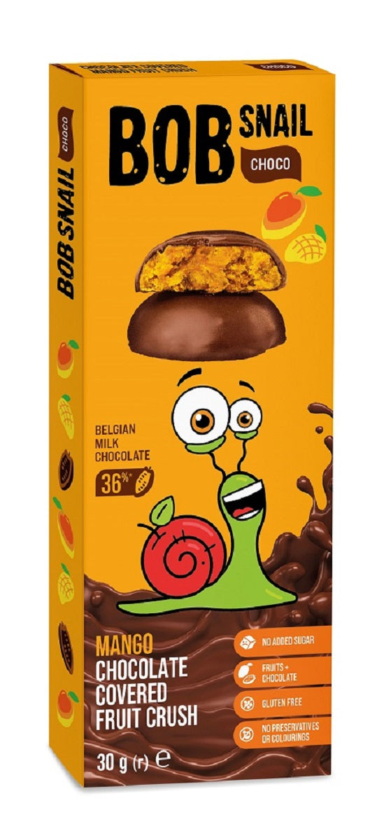PRZEKĄSKA CHOCO MANGO W CZEKOLADZIE MLECZNEJ BELGIJSKIEJ BEZ DODATKU...