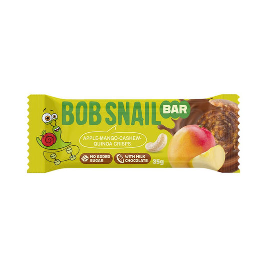 BATON JABŁKO - MANGO - ORZECHY NERKOWCA BEZ DODATKU CUKRÓW 35 g - BOB...