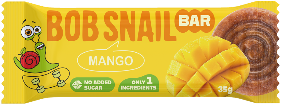 BATON MANGO BEZ DODATKU CUKRÓW 35 g - BOB SNAIL