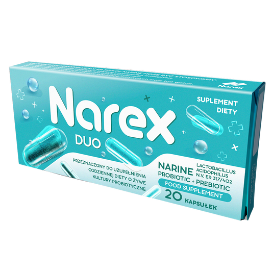 PROBIOTYK NARINE DUO 20 KAPSUŁEK - NAREX