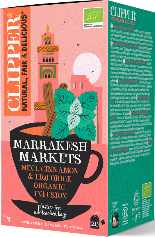 HERBATKA Z MIĘTĄ, CYNAMONEM I LUKRECJĄ (MARRAKESH MARKETS) BIO (20 x...
