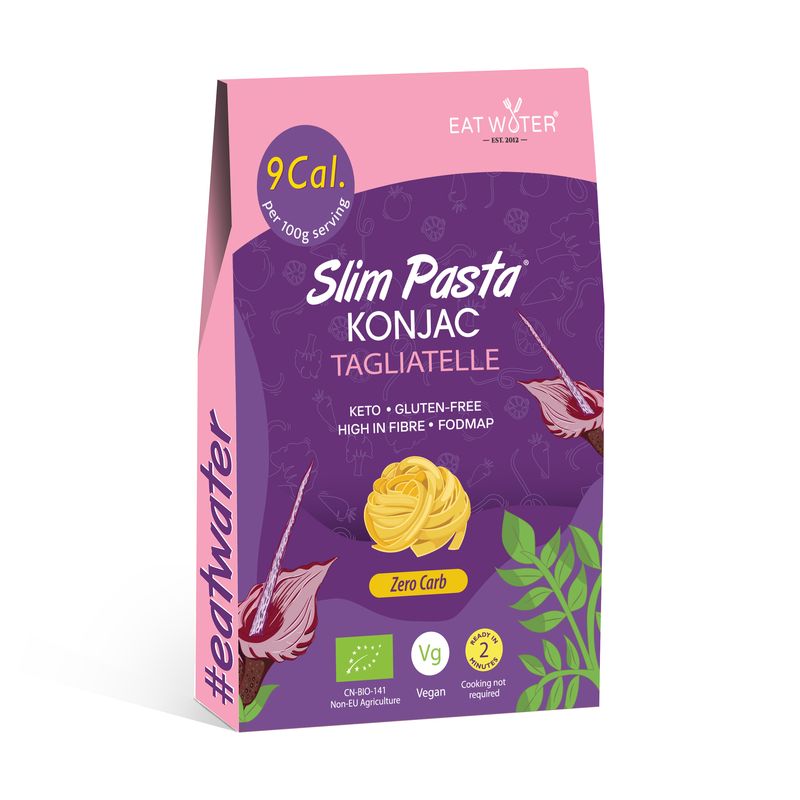 MAKARON (KONJAC) TAGLIATELLE BEZGLUTENOWY BIO 270 g (200 g) - SLIM (EAT...