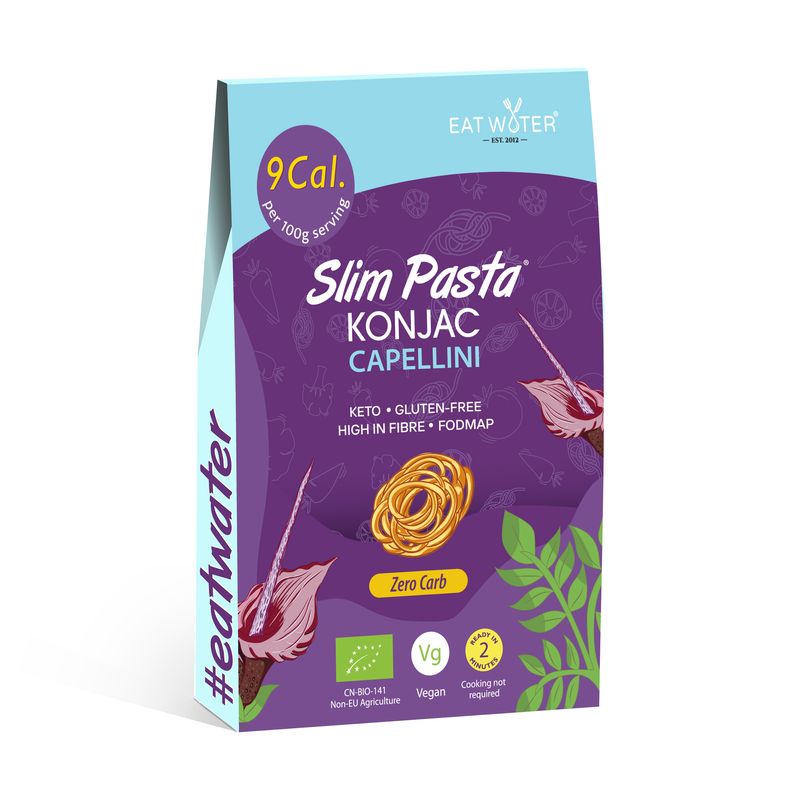 MAKARON (KONJAC) CAPELLINI BEZGLUTENOWY BIO 270 g (200 g) - SLIM (EAT...