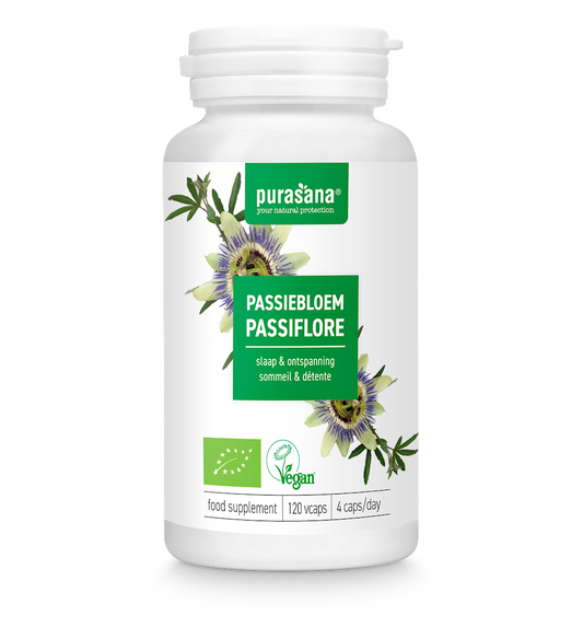 PASSIFLORA EKSTRAKT BIO (125 mg) 120 KAPSUŁEK - PURASANA