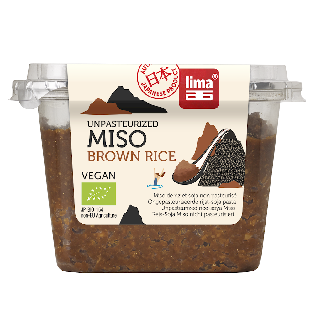 MISO BROWN RICE (PASTA Z SOI I RYŻU BRĄZOWEGO) BIO 300 g - LIMA