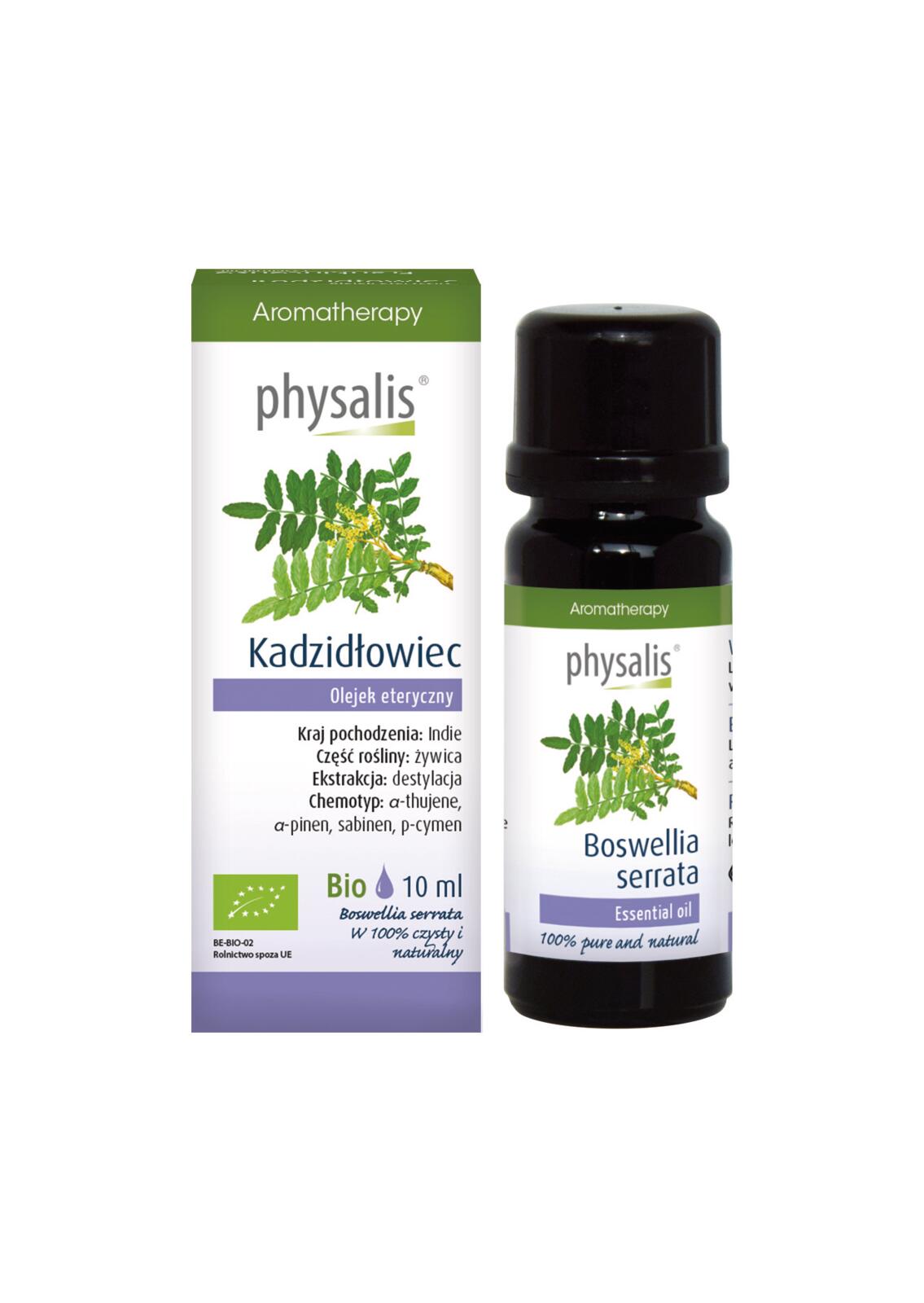 OLEJEK ETERYCZNY KADZIDŁOWIEC ECO 10 ml - PHYSALIS