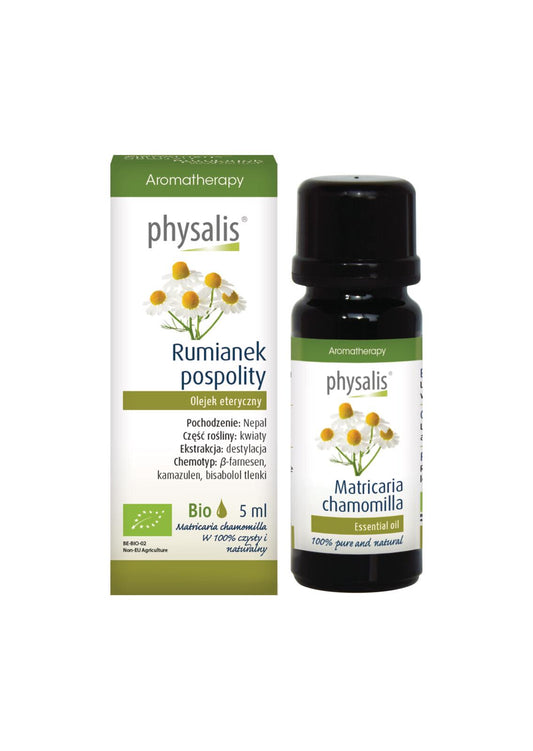 OLEJEK ETERYCZNY RUMIANEK POSPOLITY BIO 5 ml - PHYSALIS