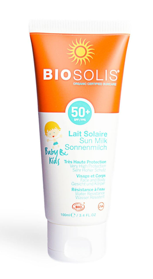 MLECZKO PRZECIWSŁONECZNE DLA DZIECI SPF 50+ ECO 100 ml - BIOSOLIS...