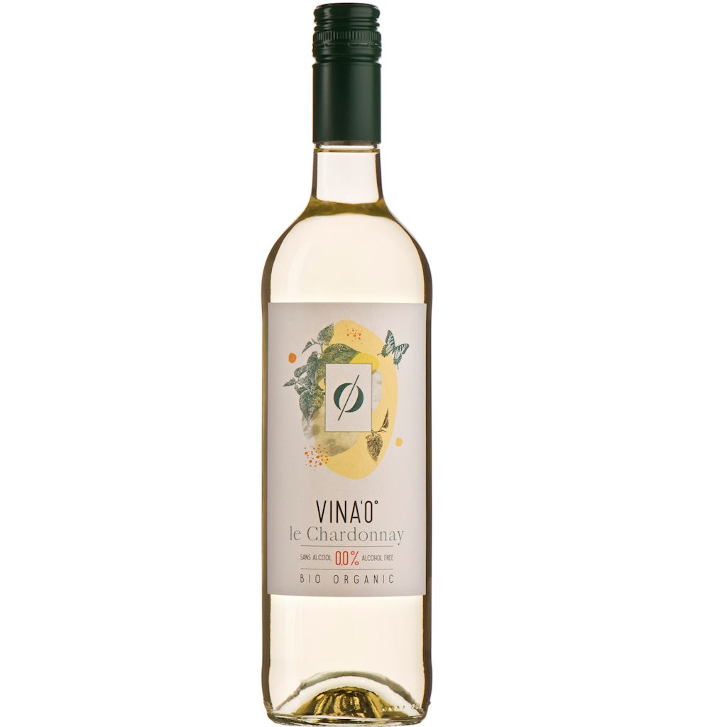 WINO BEZALKOHOLOWE LE CHARDONNAY BIAŁE SŁODKIE BIO 735 ml - VINA0