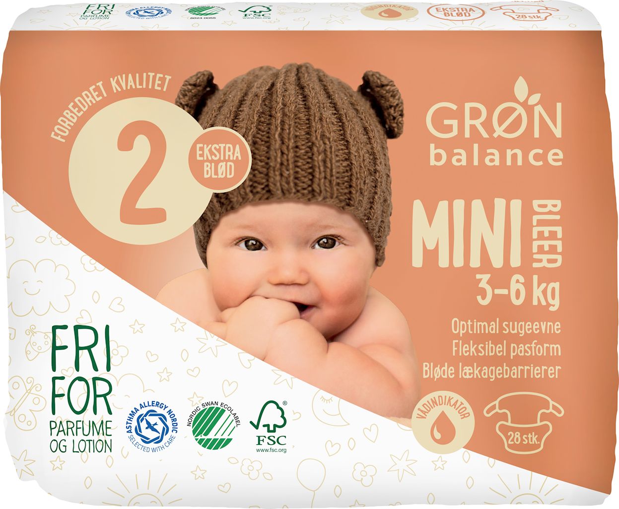 PIELUCHY MINI ECO 3 - 6 kg (28 szt.) - GRON BALANCE