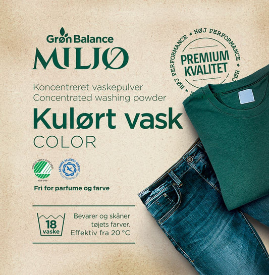 PROSZEK DO PRANIA KOLOROWYCH UBRAŃ (KONCENTRAT) ECO 785 g (18 PRAŃ)...