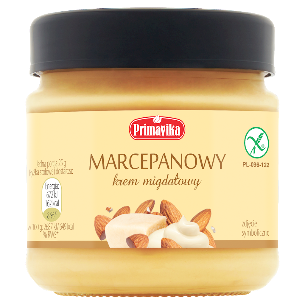 KREM MARCEPANOWY BEZGLUTENOWY 185 g - PRIMAVIKA