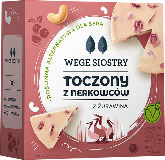 WEGAŃSKA ALTERNATYWA SERA Z ORZECHÓW NERKOWCA Z ŻURAWINĄ...