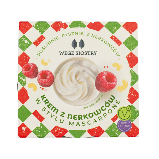 WEGAŃSKA ALTERNATYWA SERA MASCARPONE Z ORZECHÓW NERKOWCA BEZGLUTENOWA...