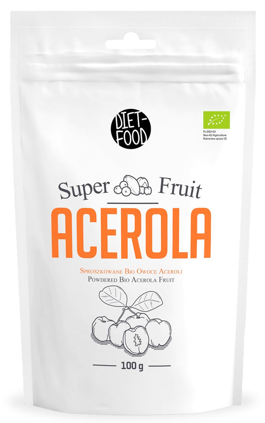 ACEROLA SPROSZKOWANA BIO 100 g - DIET-FOOD