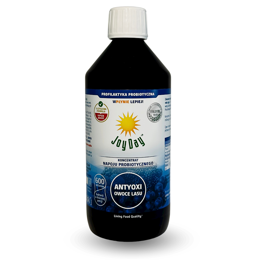 KONCENTRAT NAPOJU PROBIOTYCZNEGO OWOCE LASU BEZGLUTENOWY BIO 500 ml...
