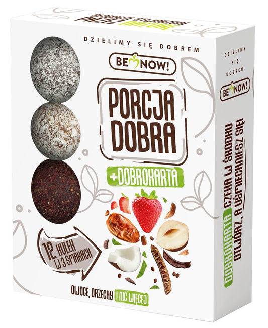 KULKI OWOCOWO - ORZECHOWE BEZ DODATKU CUKRÓW (12 x 12 g) 144 g...