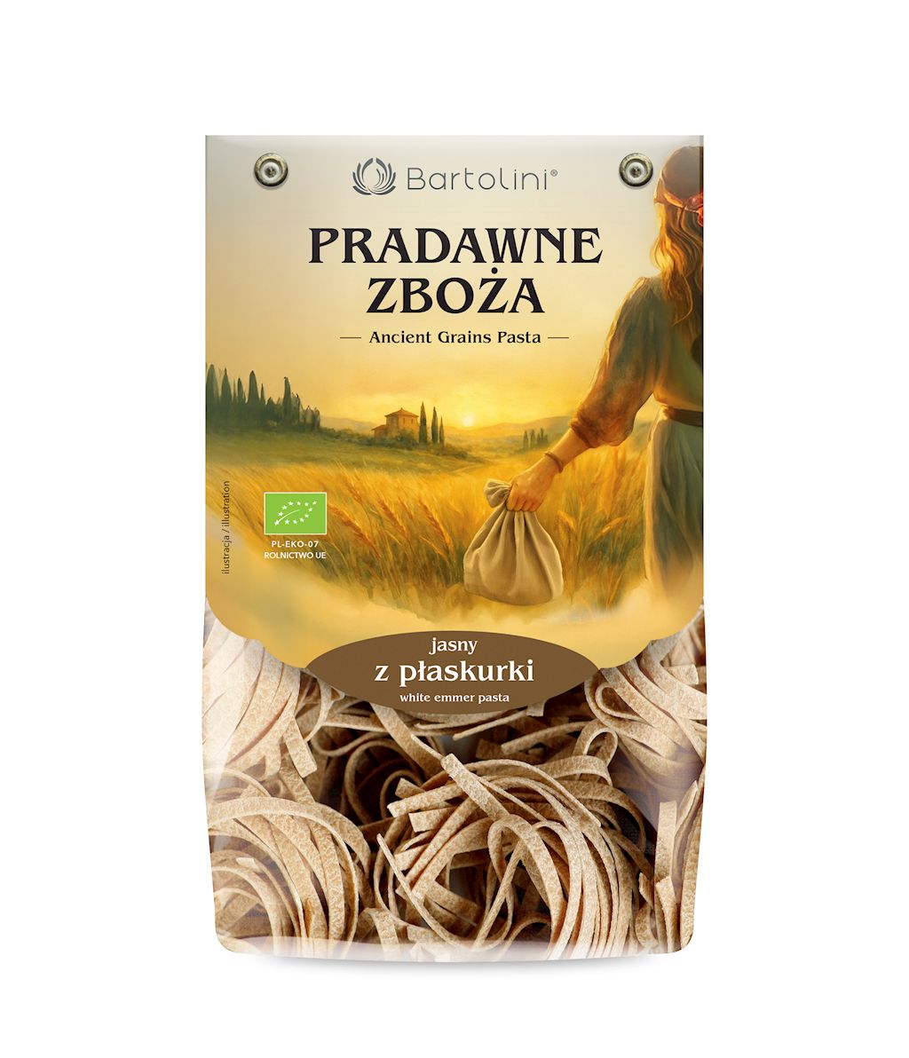 MAKARON (Z PŁASKURKI) GNIAZDA TAGLIATELLE BIO 250 g - BARTOLINI...