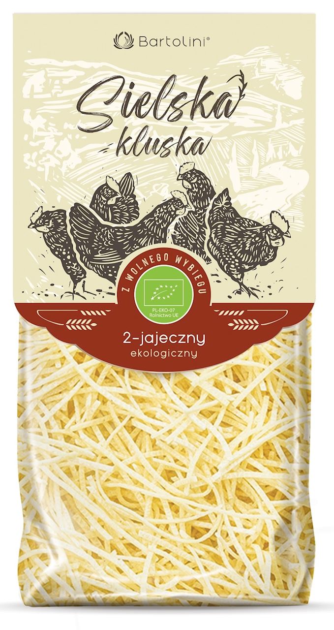 MAKARON (2-JAJECZNY SEMOLINOWY) KRAJANKA CIENKA BIO 250 g - BARTOLINI...
