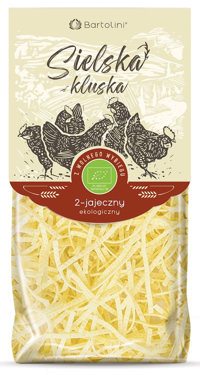 MAKARON (2-JAJECZNY SEMOLINOWY) KRAJANKA BIO 250 g - BARTOLINI (SIELSKA...