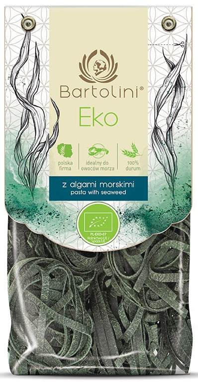 MAKARON (SEMOLINOWY Z ALGAMI MORSKIMI) GNIAZDA TAGLIATELLE BIO 250 g...