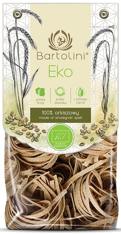 MAKARON (ORKISZOWY RAZOWY) GNIAZDA TAGLIATELLE BIO 250 g - BARTOLINI