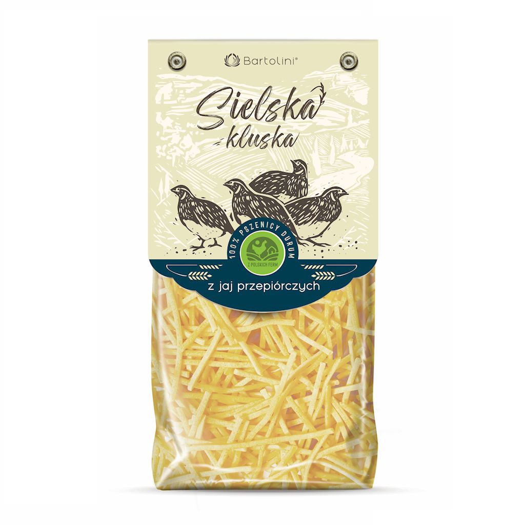 MAKARON (Z JAJAMI PRZEPIÓRCZYMI SEMOLINOWY) KRAJANKA 250 g - BARTOLINI...