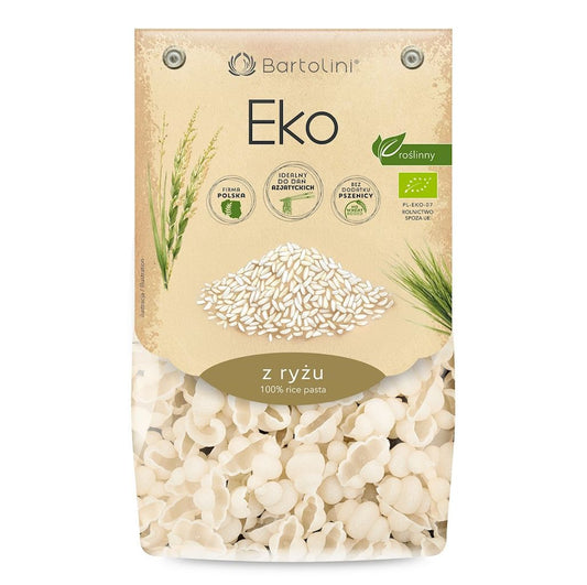 MAKARON (RYŻOWY) MUSZELKI BIO 250 g - BARTOLINI