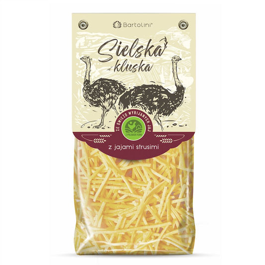 MAKARON (Z JAJAMI STRUSIMI SEMOLINOWY) KRAJANKA 250 g - BARTOLINI...