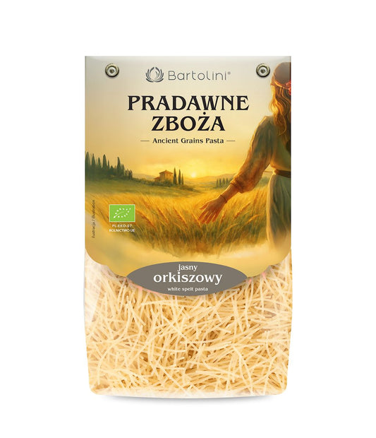 MAKARON (ORKISZOWY) NITKI BIO 250 g - BARTOLINI (PRADAWNE ZBOŻA)