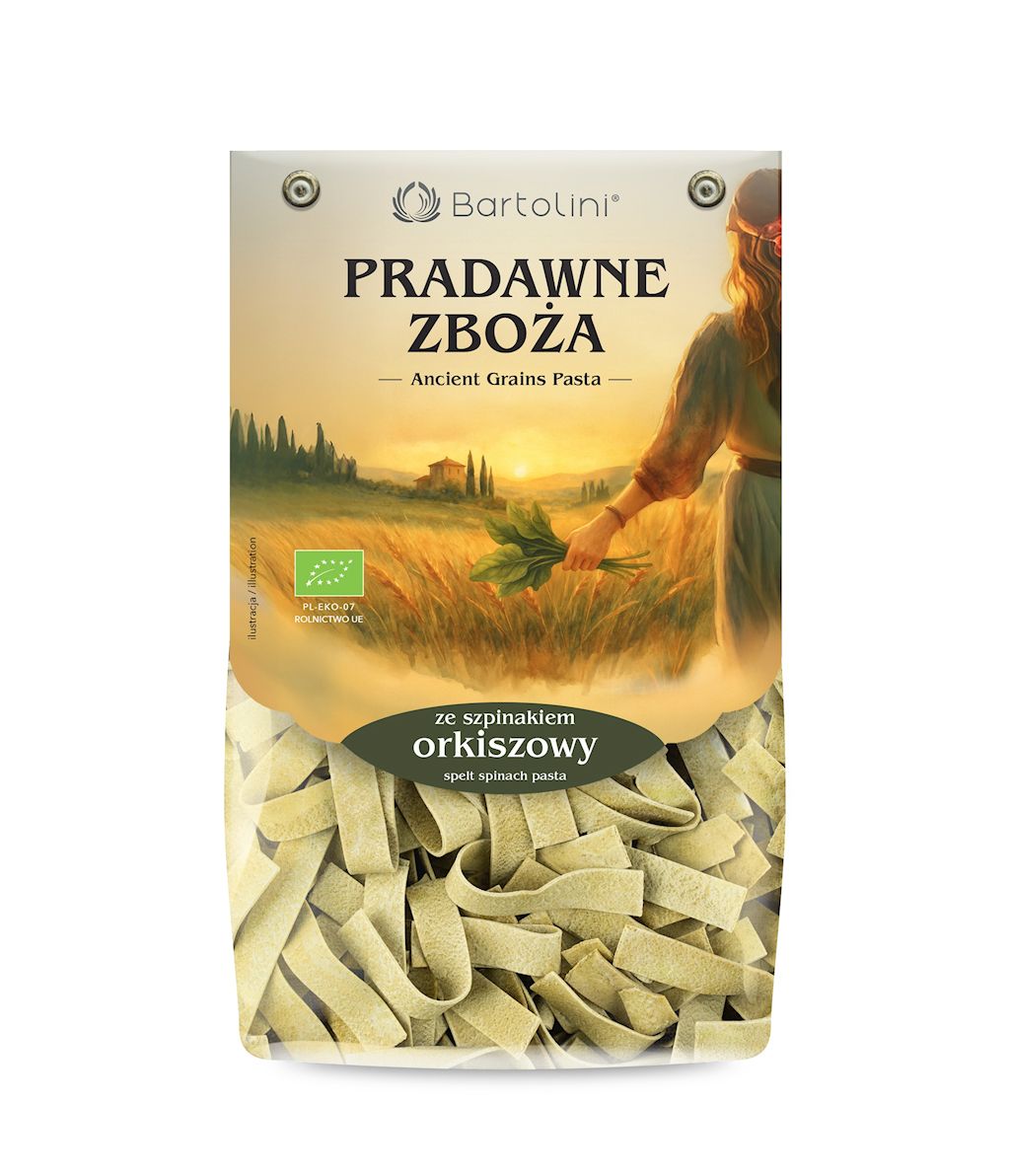 MAKARON (ORKISZOWY SZPINAKOWY) WSTĄŻKI BIO 250 g - BARTOLINI...