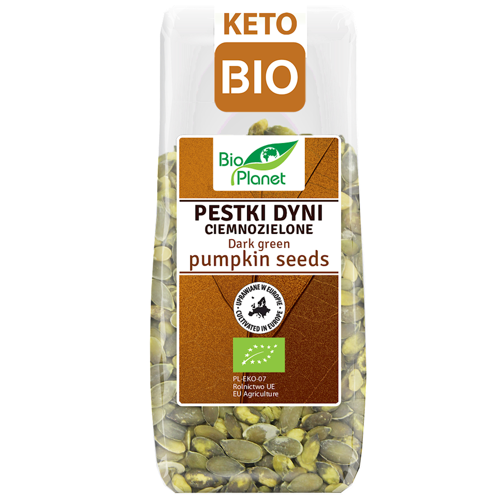 PESTKI DYNI CIEMNOZIELONE (UPRAWIANE W EUROPIE) BIO 150 g - BIO PLANET