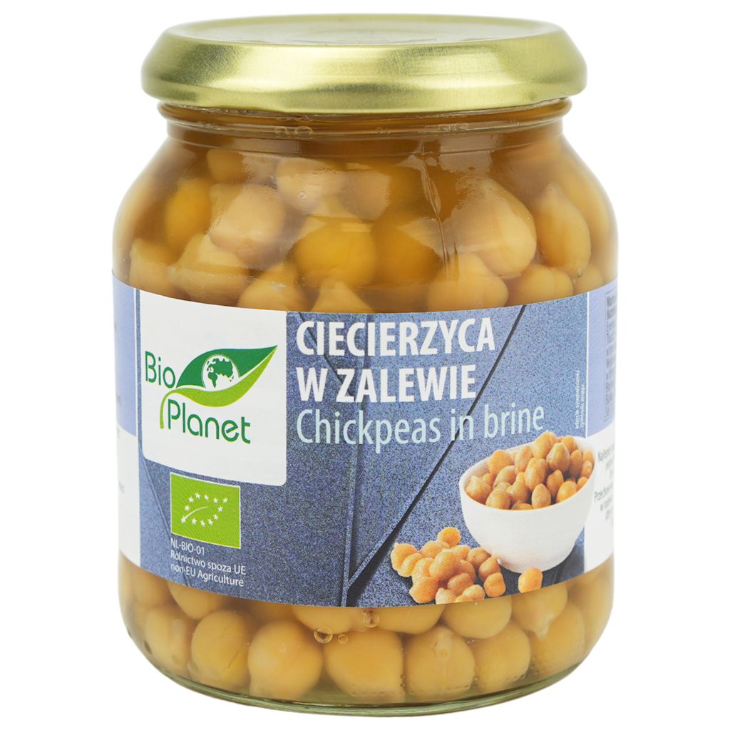 CIECIERZYCA W ZALEWIE BIO 350 g (230 g) (SŁOIK) - BIO PLANET