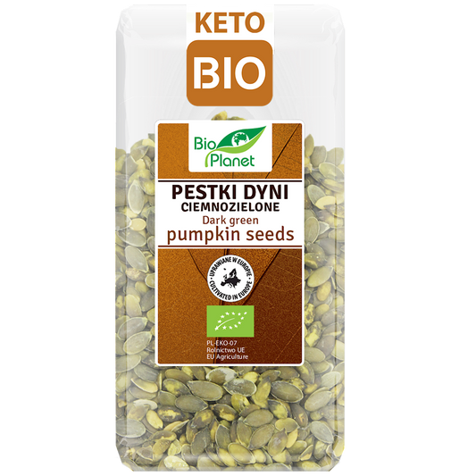 PESTKI DYNI CIEMNOZIELONE (UPRAWIANE W EUROPIE) BIO 350 g - BIO PLANET