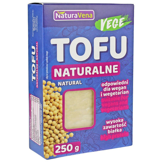 przecena TOFU KOSTKA NATURALNE 250 g - NATURAVENA