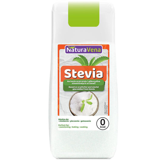 STEVIA (NA BAZIE ERYTRYTOLU I GLIKOZYDÓW STEWIOLOWYCH ZE STEWII) 150 g...