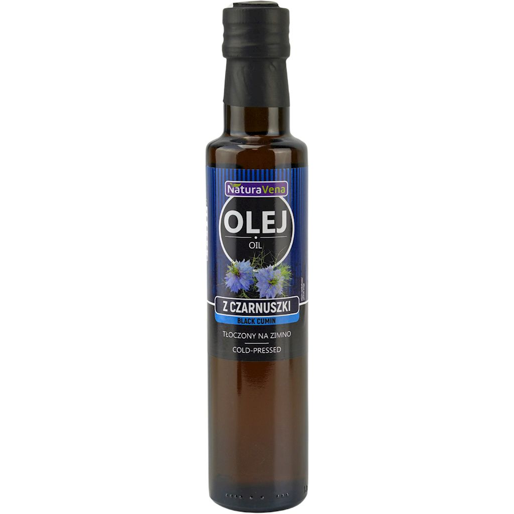 OLEJ Z CZARNUSZKI TŁOCZONY NA ZIMNO 250 ml - NATURAVENA