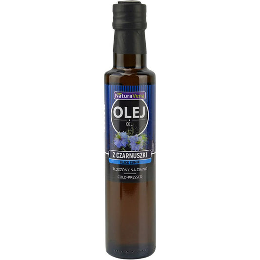 OLEJ Z CZARNUSZKI TŁOCZONY NA ZIMNO 250 ml - NATURAVENA