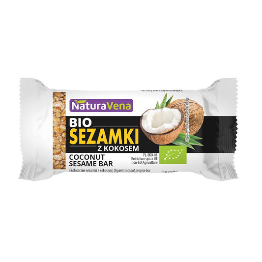 SEZAMKI Z KOKOSEM BIO 27 g - NATURAVENA