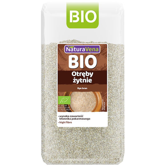 OTRĘBY ŻYTNIE BIO 500 g - NATURAVENA