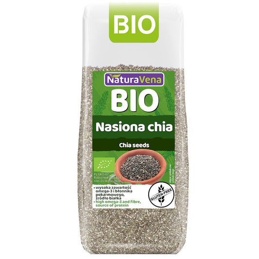 CHIA NASIONA BEZGLUTENOWE BIO 200 g - NATURAVENA