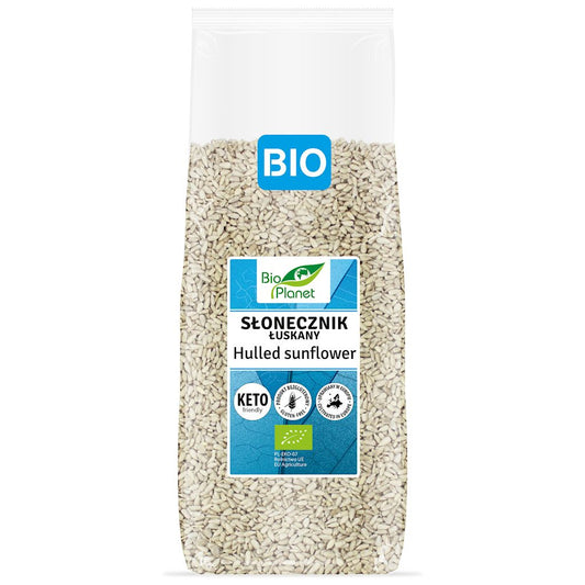 SŁONECZNIK ŁUSKANY BEZGLUTENOWY BIO 800 g - BIO PLANET