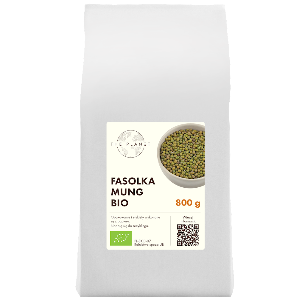 FASOLKA MUNG BIO 800 g - THE PLANET