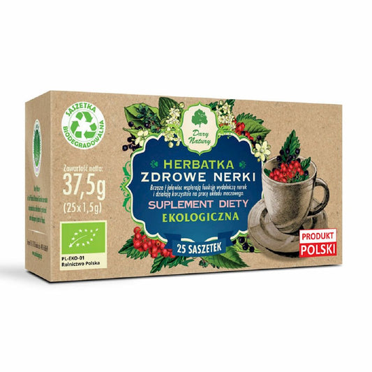przecena HERBATKA ZDROWE NERKI BIO (25 x 1,5 g) 37,5 g - DARY NATURY