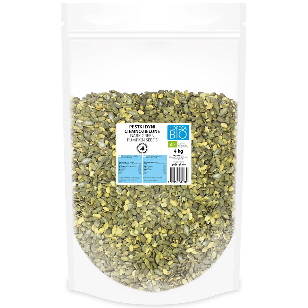 PESTKI DYNI CIEMNOZIELONE (UPRAWIANE W EUROPIE) BIO 4 kg - HORECA (BIO...