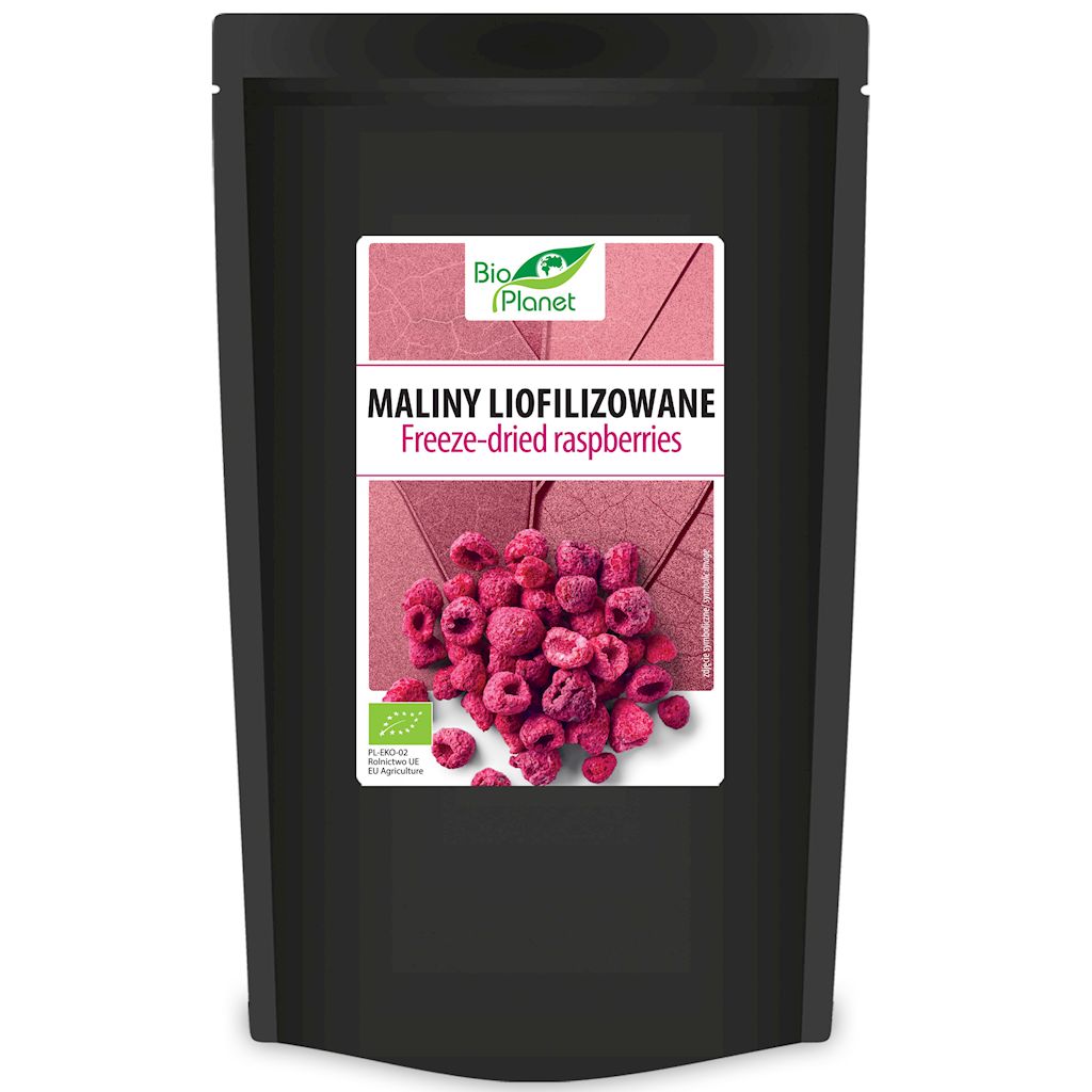 MALINY LIOFILIZOWANE BIO 30 g - BIO PLANET