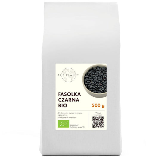 FASOLKA CZARNA BIO 500 g - THE PLANET