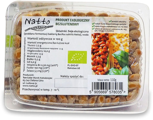 przecena SFERMENTOWANA SOJA (NATTO) BIO 110 g - NATTO