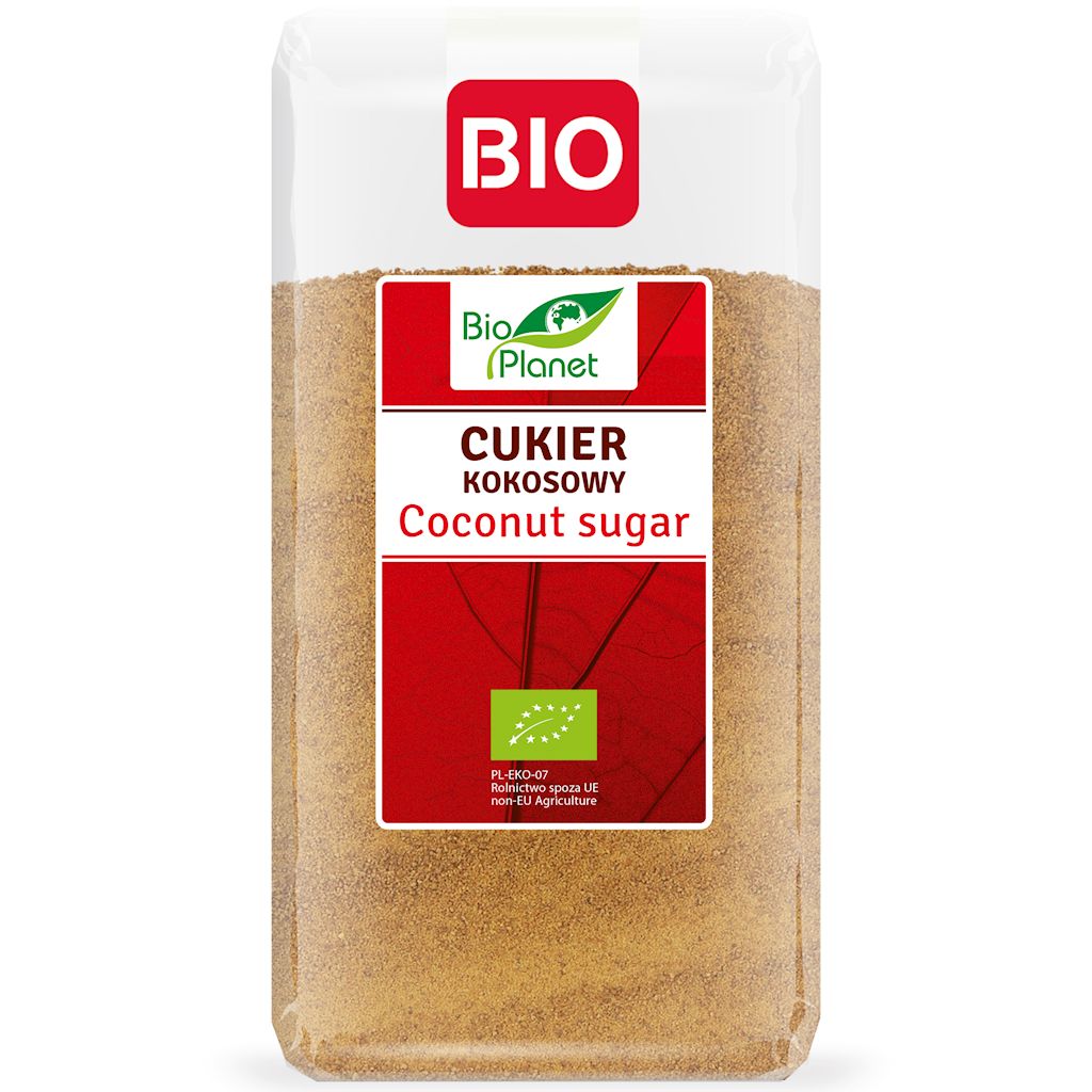 CUKIER KOKOSOWY BIO 500 g - BIO PLANET